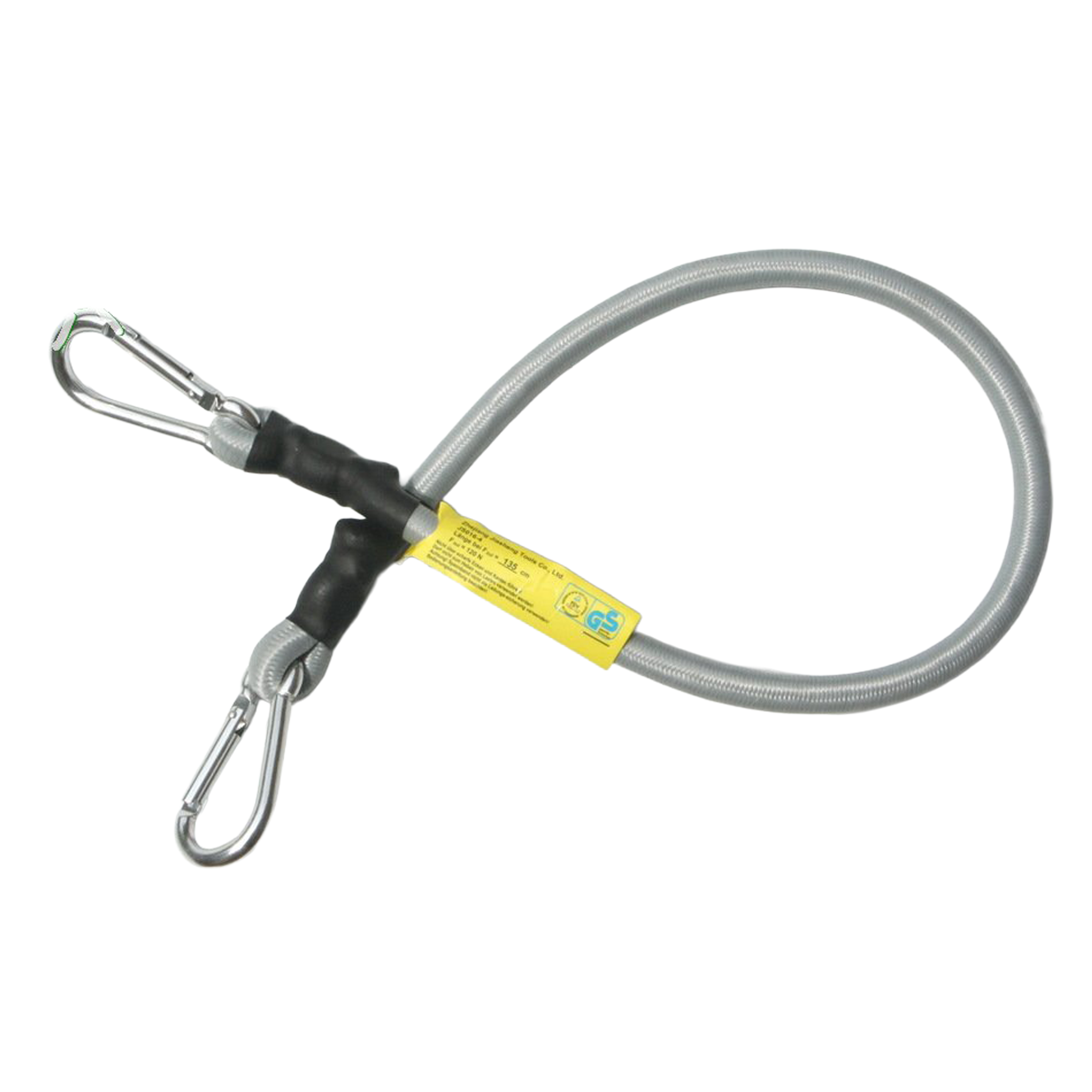 Dauerelastischer Spanngurt mit 2x Karabinerhaken