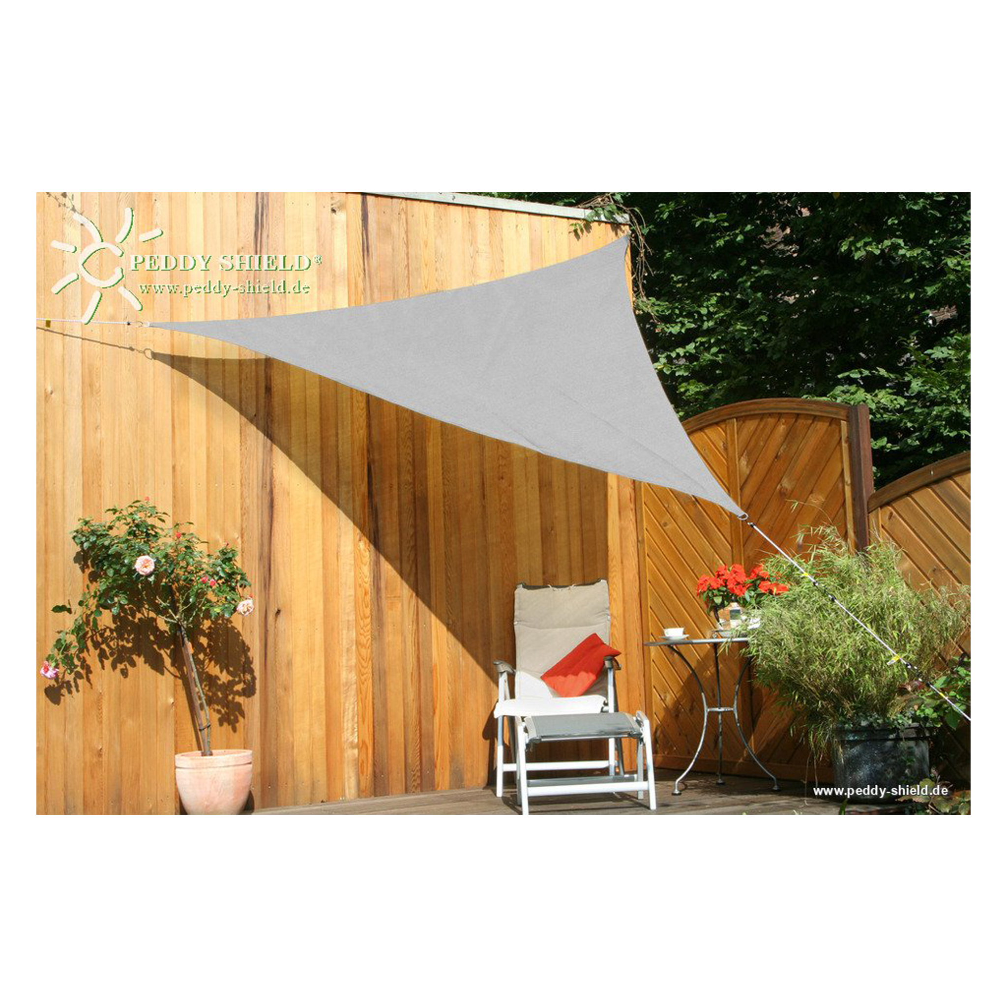 sonnensegel terrasse dreieck