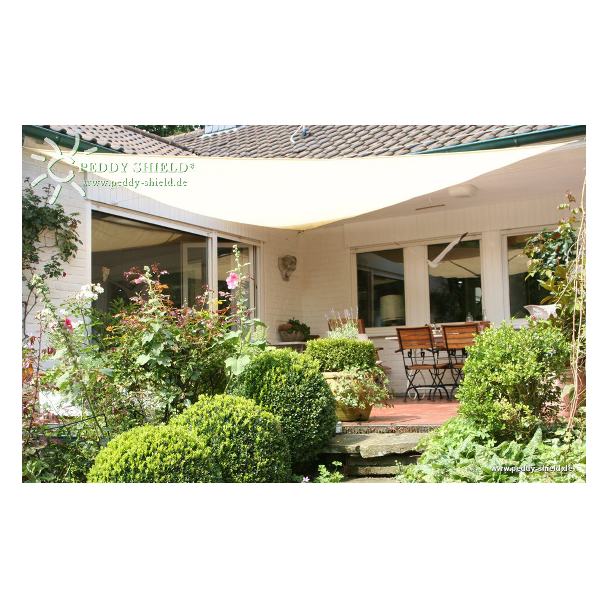 sonnensegel garten dreieck
