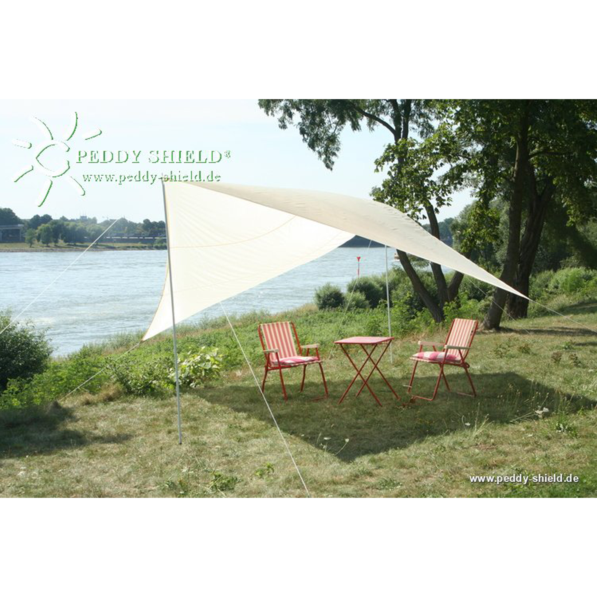 sonnensegel garten mit stangen